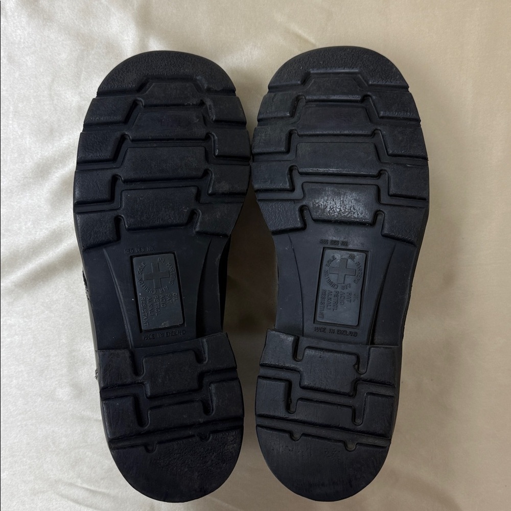 Dr. Martens Black Leather Derbys - Picture 11 of 12
